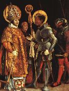  Matthias  Grunewald The Disputation of St.Erasmus and St.Maurice china oil painting artist